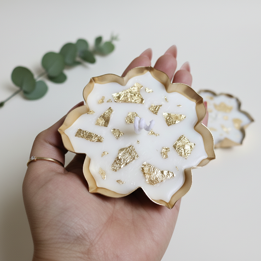 Lotus Urli Scented Candle | 75g-200g Each | Coconut-Soy Wax | Festive Decorative Candle