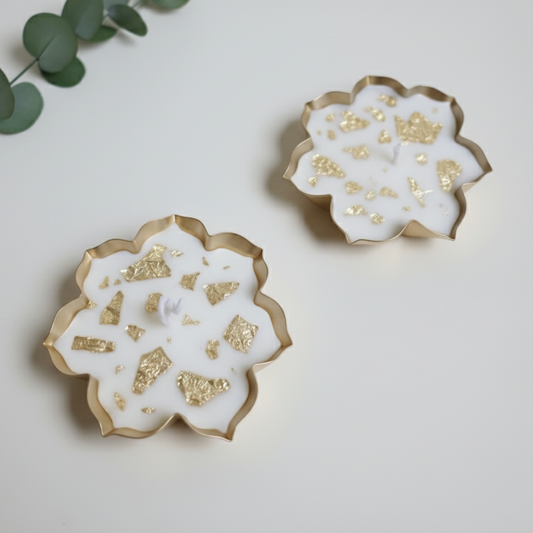 Lotus Urli Scented Candle | 75g-200g Each | Coconut-Soy Wax | Festive Decorative Candle