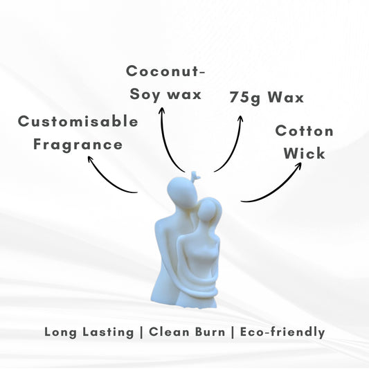 Dreamy Love Scented Candle | Soy Wax Blend | 75g | Minimalist Design