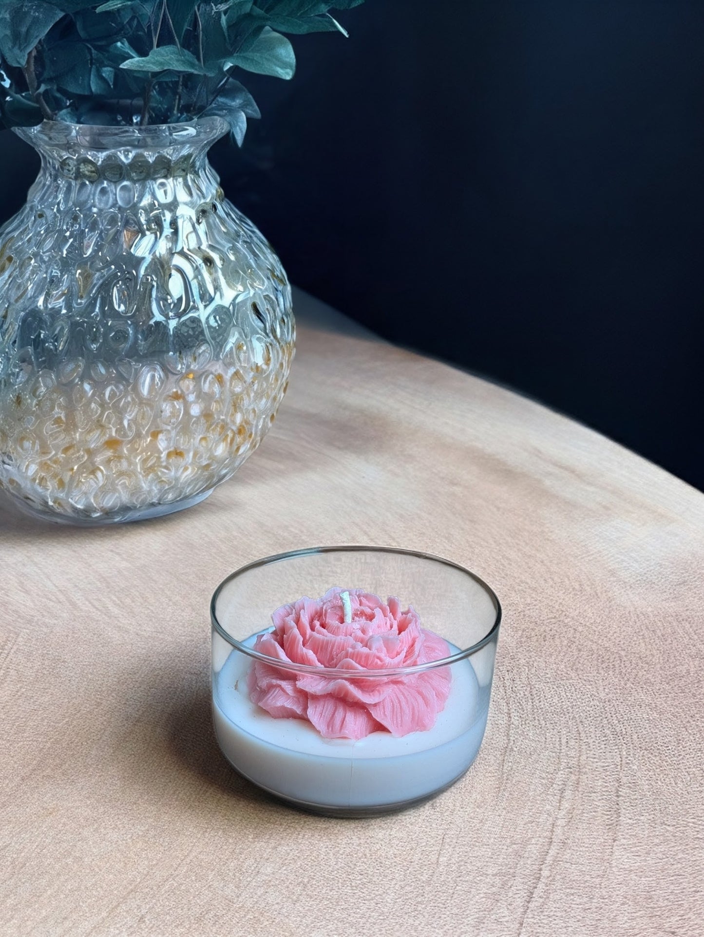 Peonywood Scented Candle | Soy Wax Blend | 305g | Elegant Jar Candle
