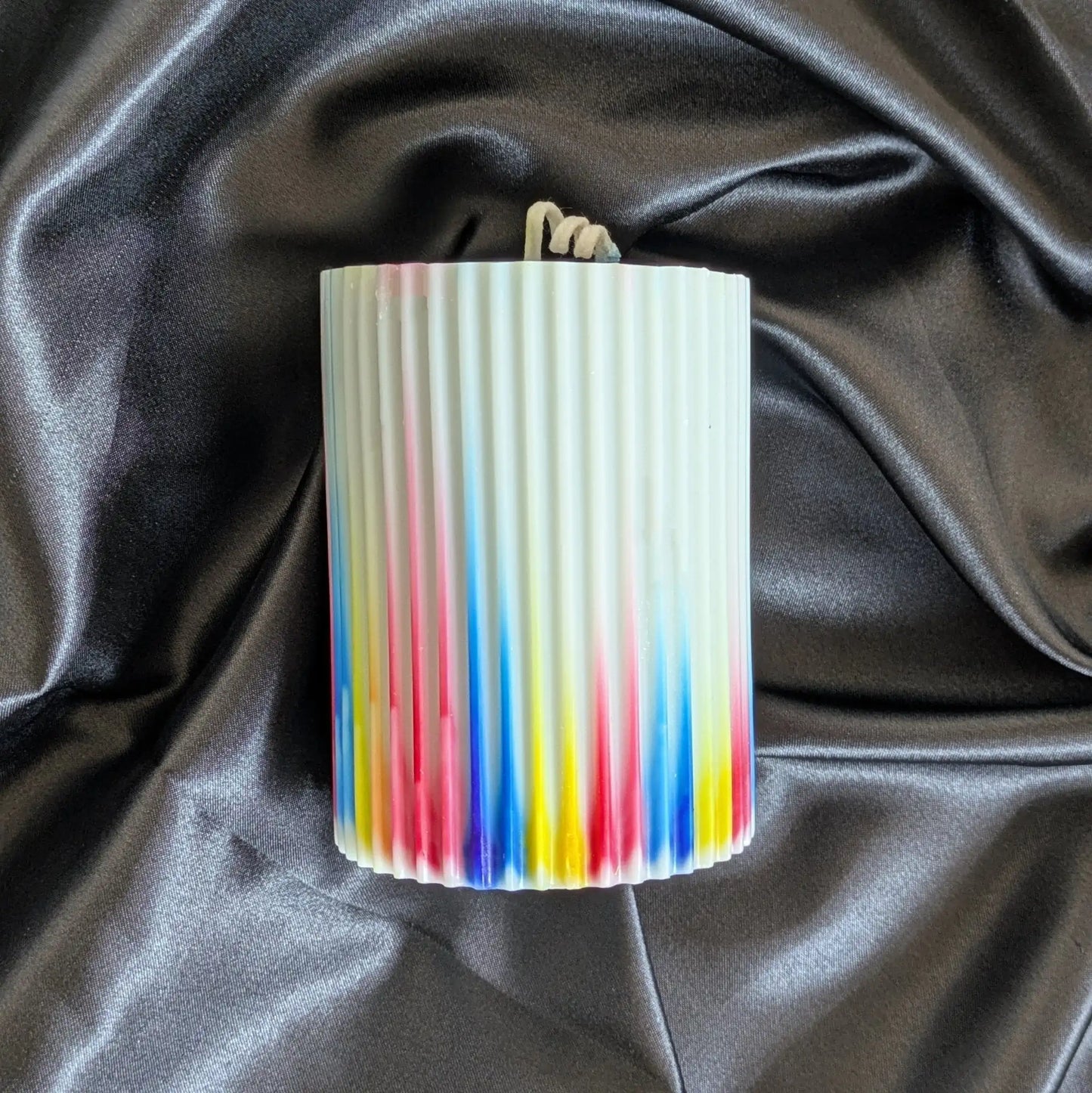 Mystic Stripes Scented Pillar Candle - igniquecandles