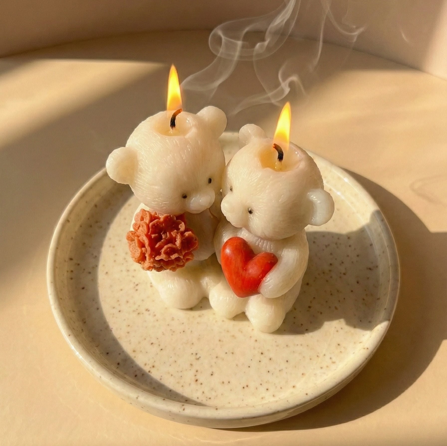 Cute Teddy Bear Scented Candle | Pure Soy Wax | 125g | Valentine Gift