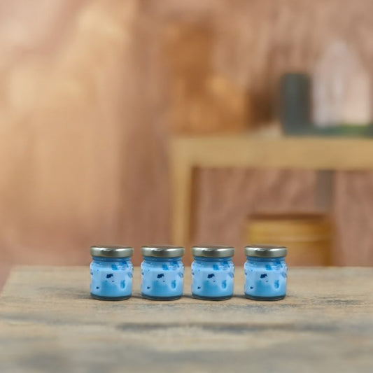 Tiny Tranquil Scented Pack of 4 Candles | Mini Jar | Coconut-Soy Wax | 85g | Minimalist Design