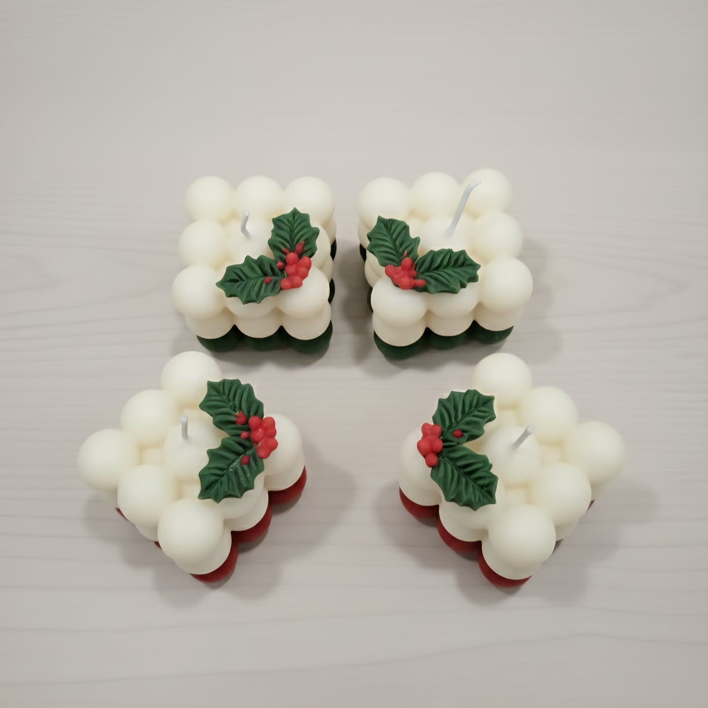 Big Bubble Scented Christmas Candle | Vanilla | Premium Soy Wax | Christmas Vibe