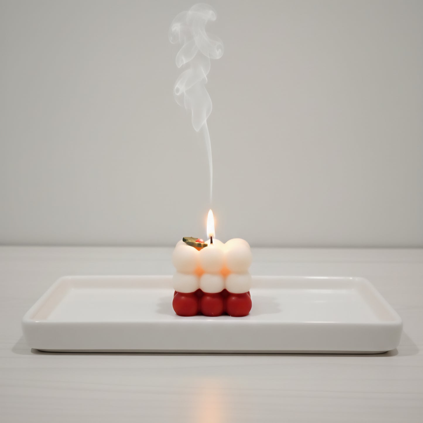 Big Bubble Scented Christmas Candle | Vanilla | Premium Soy Wax | Christmas Vibe