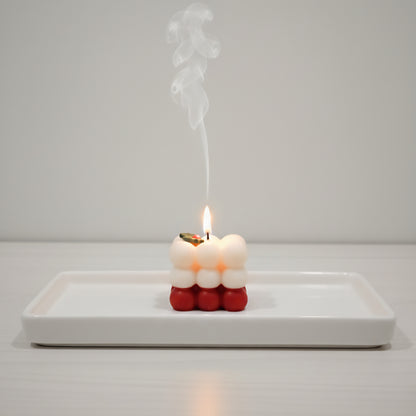 Big Bubble Scented Christmas Candle | Vanilla | Premium Soy Wax | Christmas Vibe