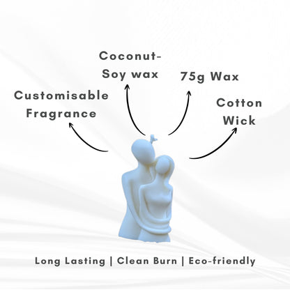 Dreamy Love Scented Candle | Soy Wax Blend | 75g | Minimalist Design