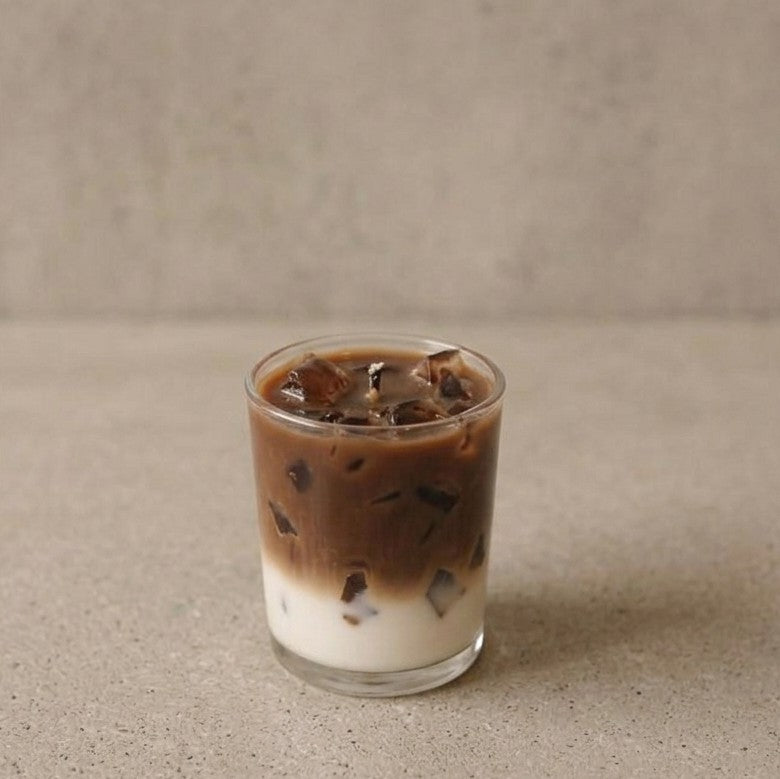 Coffee Latte Scented Jar Candle