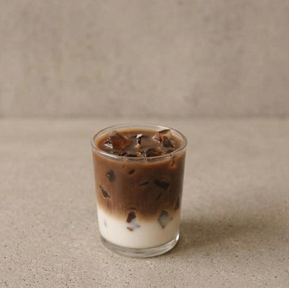 Coffee Latte Scented Jar Candle
