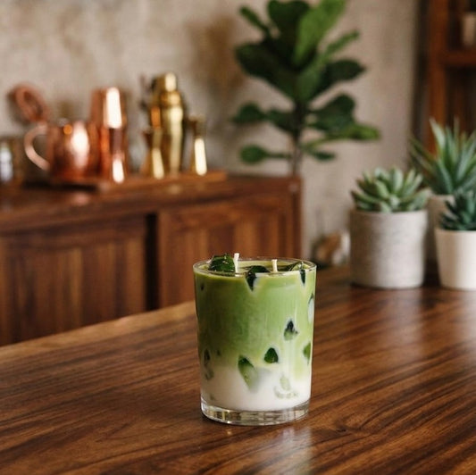 Iced Matcha Latte Scented Jar Candle