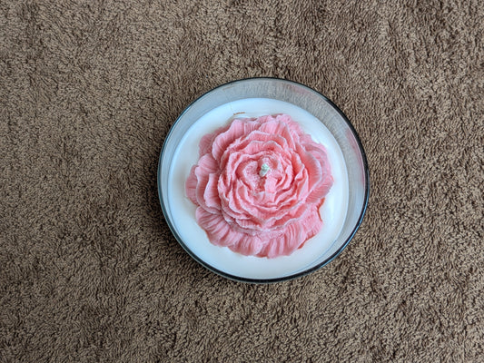 Peonywood Scented Candle | Soy Wax Blend | 305g | Elegant Jar Candle