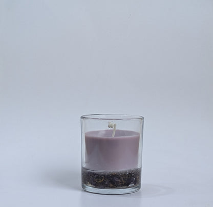 Lilac Moonlight Scented Candle | Ivory Jar | Coconut-Soy Wax | 380g | Minimalist Design