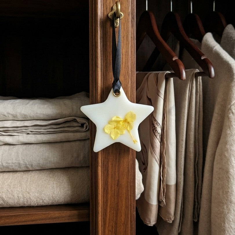 Wax Sachet Tablet | Natural Air Freshener | Pack of 3 | Dried Flowers