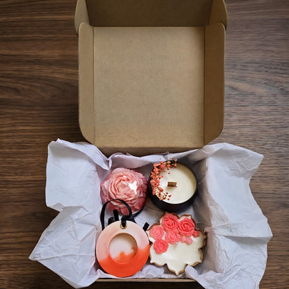 Gift Set with Vintage Handmade Card