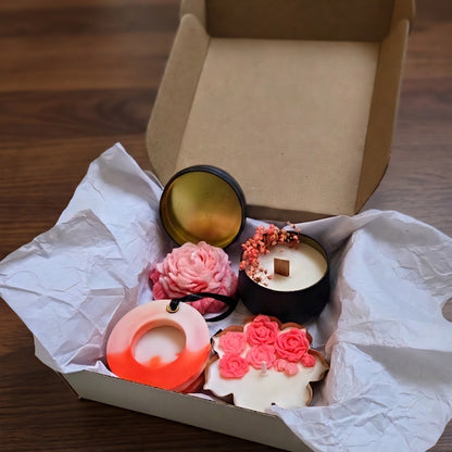 Gift Set with Vintage Handmade Card
