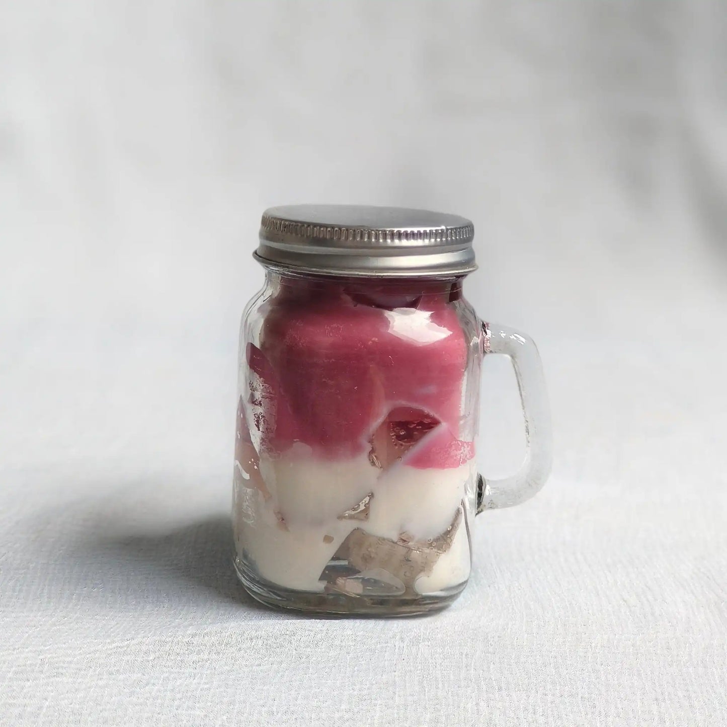 Berry Latte Scented Jar Candle | Glass Mason Mug - igniquecandles