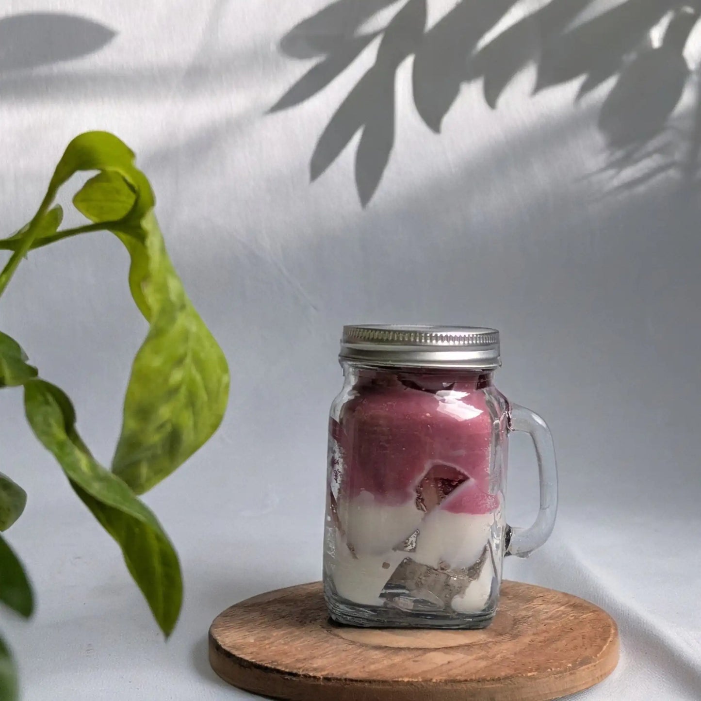 Berry Latte Scented Jar Candle | Glass Mason Mug - igniquecandles