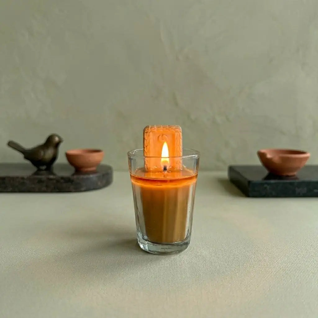 Chai (Tea) & Biscuit Scented Jar Candle