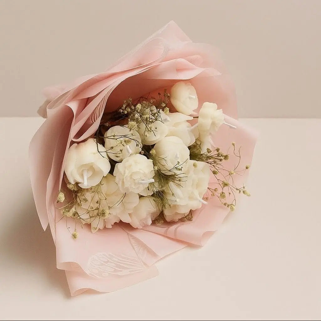 Ivory Scented Bouquet Candle