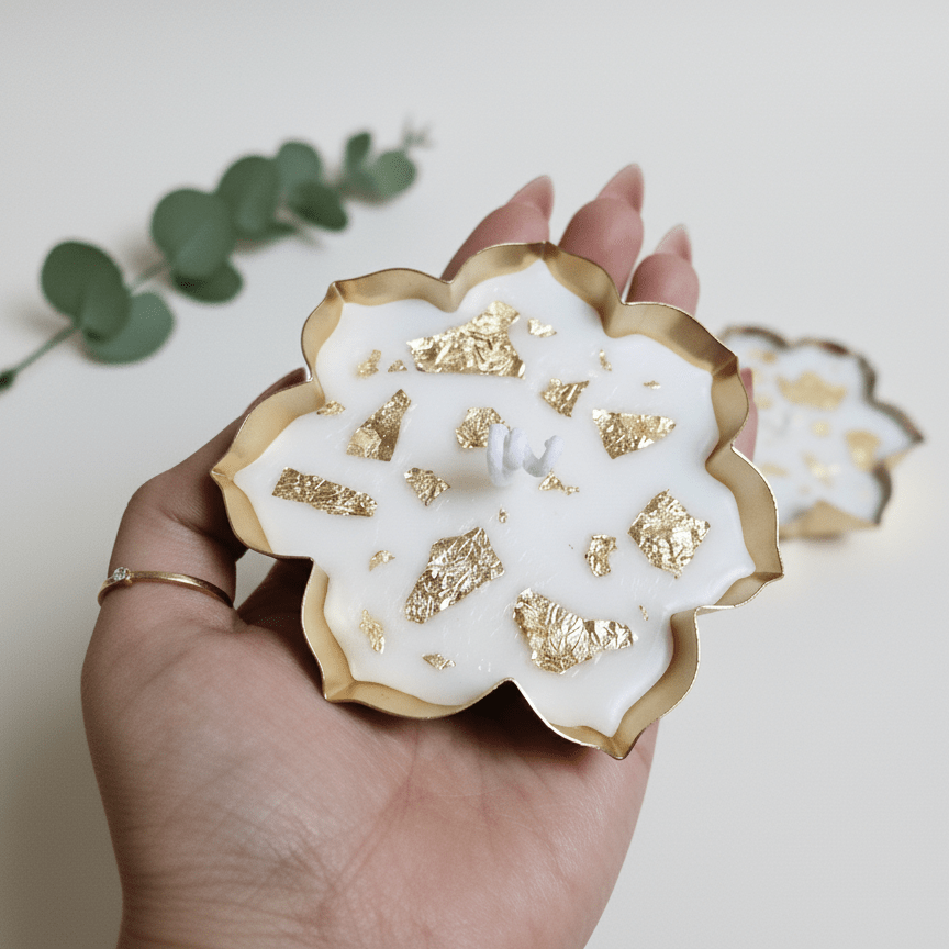 Lotus Urli Scented Candle - igniquecandles