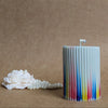 Mystic Stripes Scented Pillar Candle