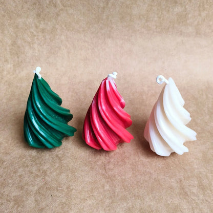 Spiral X-mas Tree Scented Candle