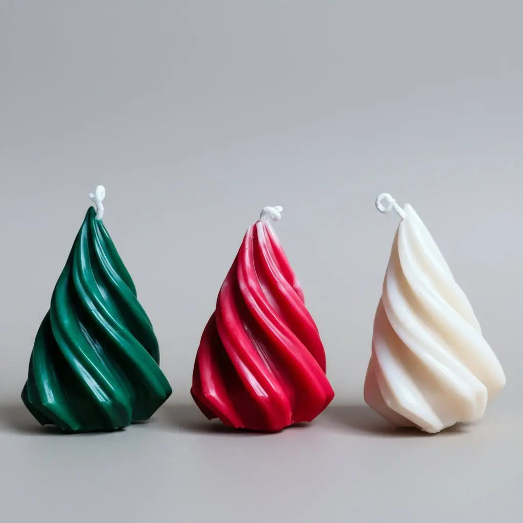 Spiral X-mas Tree Scented Candle