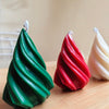 Spiral X-mas Tree Scented Candle