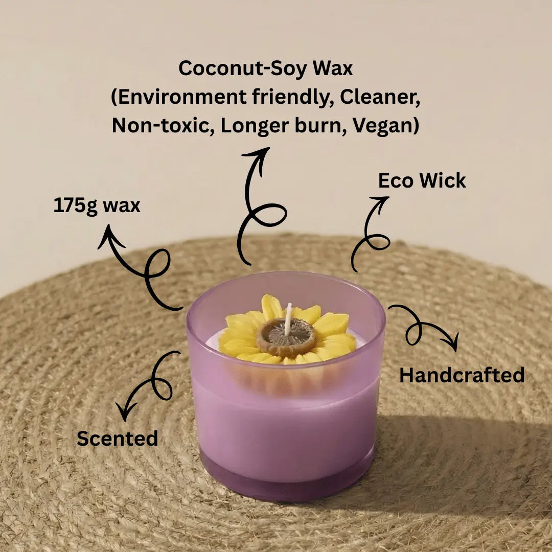 Sunshine Blossom Scented Jar Candle